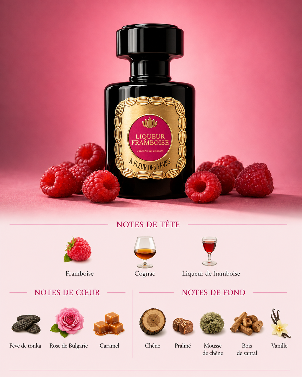 Liqueur Framboise - L'Atelier des Fèves